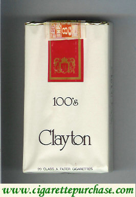 Clayton 100s cigarettes